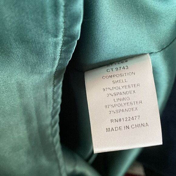 NWT NSR Emerald Green Jazzy One Shoulder Blouse - Picture 7 of 14